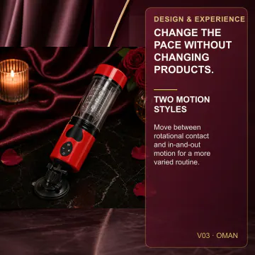 Electric Rotating Telescopic Masturbator Cup V03 product image view 3