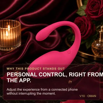 Rechargeable App-Controlled Vibrating Egg V10 product image view 2