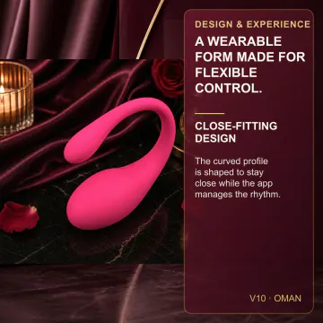Rechargeable App-Controlled Vibrating Egg V10 product image view 3