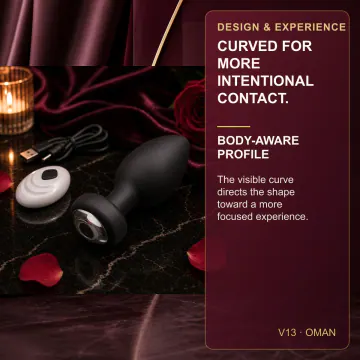 Rechargeable Remote-Control Anal Plug V13 product image view 3