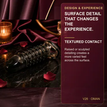 Black Spiked Penis Sleeve V26 product image view 3