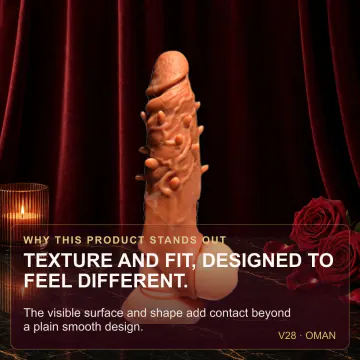 Raised Texture Penis Sleeve V28 product image view 2
