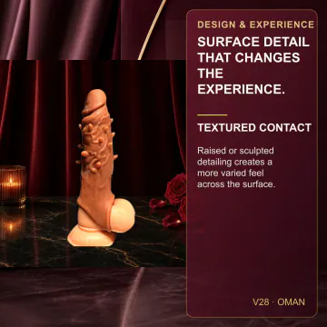 Raised Texture Penis Sleeve V28 product image view 3