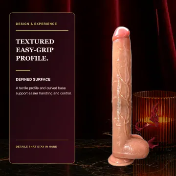 Bagged Manual Dildo - Skin Color V36 product image view 3