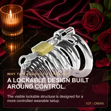 Lockable Chastity Cage V37 product image view 2