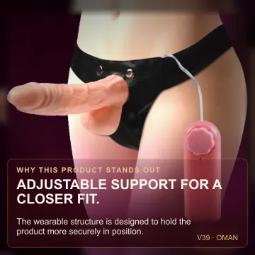 Wearable Hollow Strap-On Dildo - Skin Color V39 product image view 2