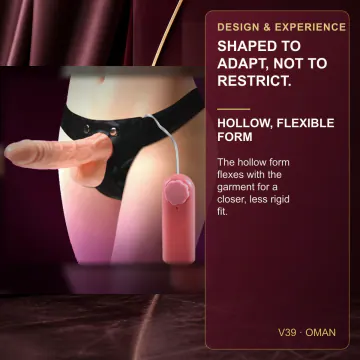 Wearable Hollow Strap-On Dildo - Skin Color V39 product image view 3