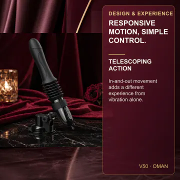 Rechargeable Remote Telescopic Sex Machine V50 product image view 3