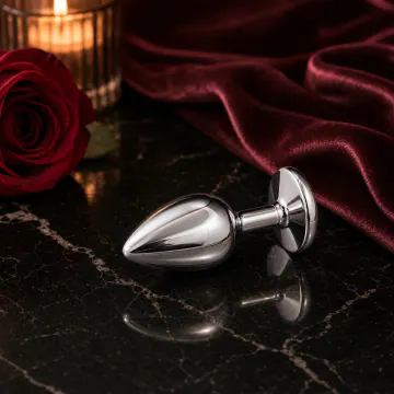 Metal Anal Plug - Size Choice V12 product image view 5