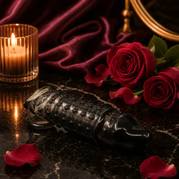 Black Spiked Penis Sleeve V26 product image view 7
